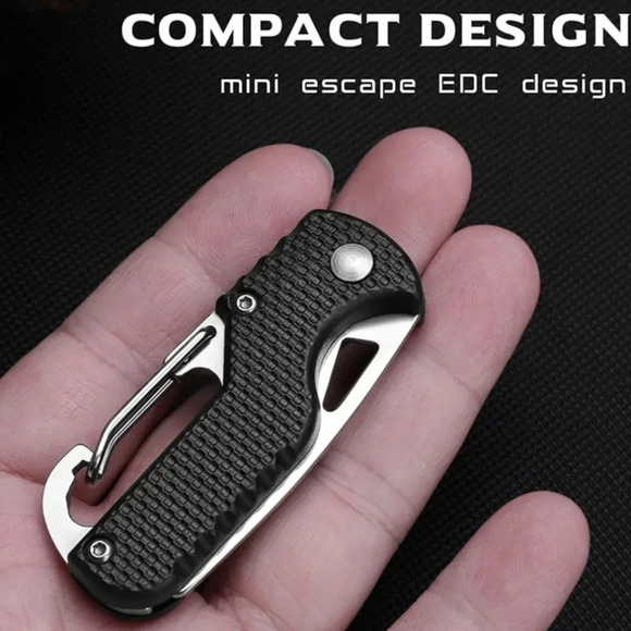 Small multi function cutter tool, keychain box package opener seatbelt emergency - Picture 9 of 12